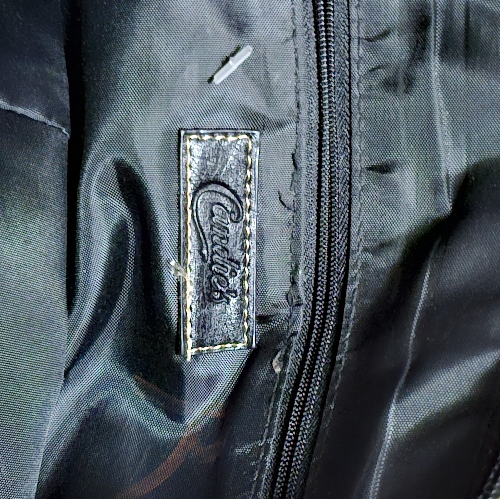 Candie's black leather purse